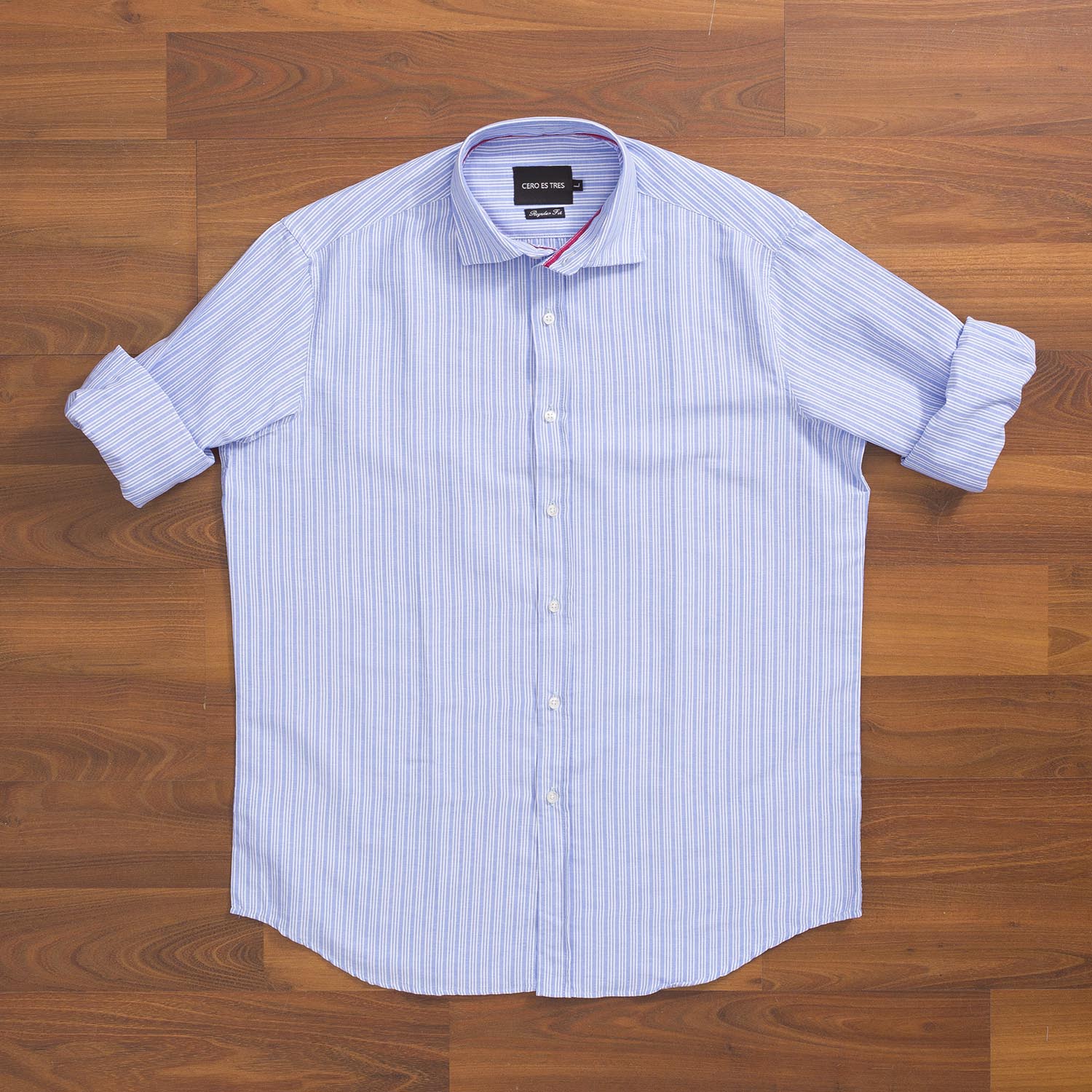 6558RAYMLCE - CAMISA KANO REGBAS CELESTE